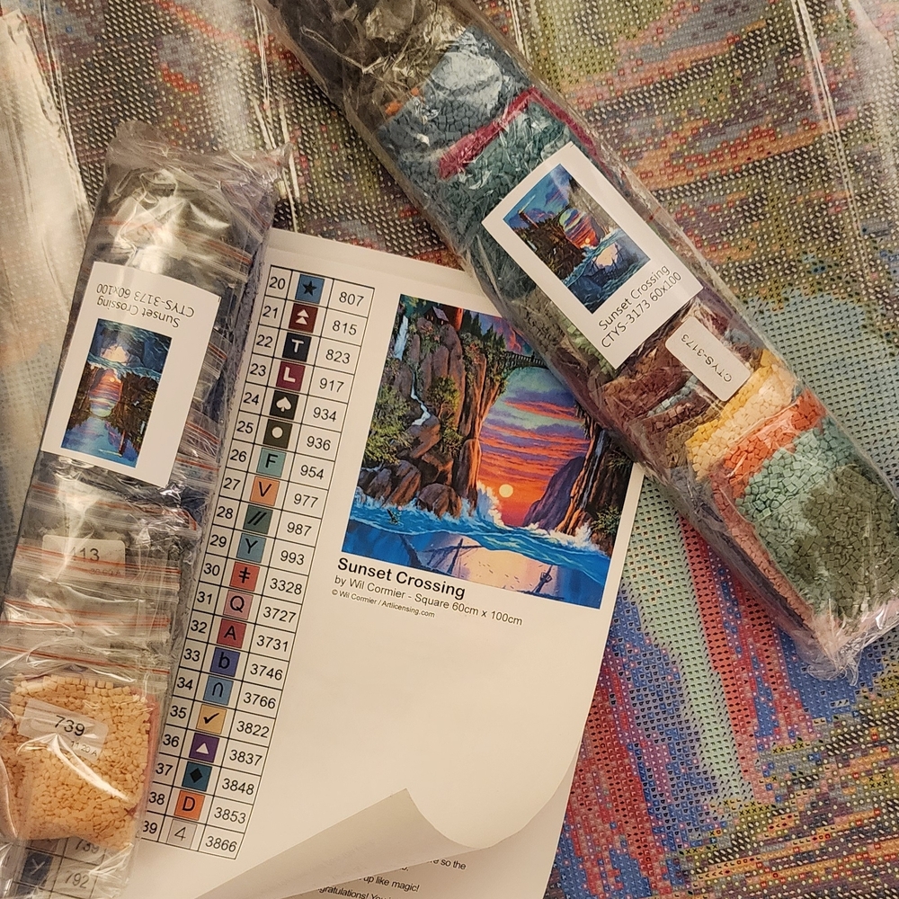 Sunset Crossing Diamond Painting Kit